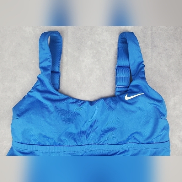 NIKE Essential‎ Tankini Top In Blue Size XS - Picture 3 of 9